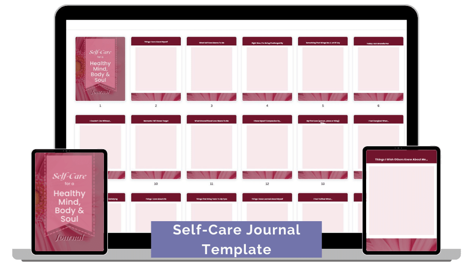 Done-For-You Journal With Prompts: Total Self-Care Body, Mind, & Soul
