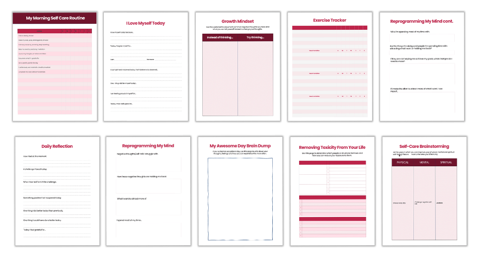 DFY CONTENT & CANVA TEMPLATES: Self-Care Big Pack