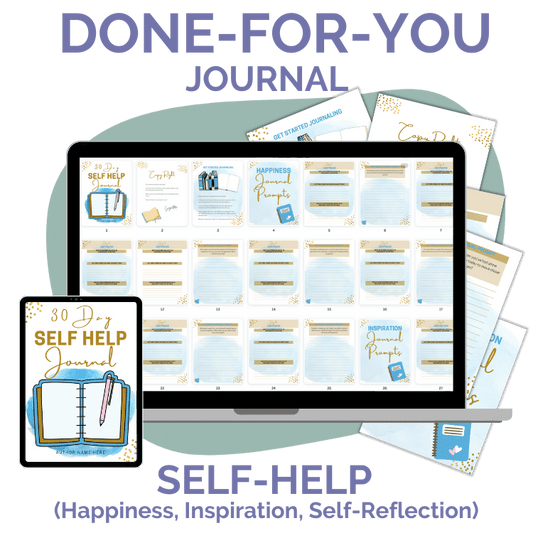 DFY Journal With Prompts: Self-Help