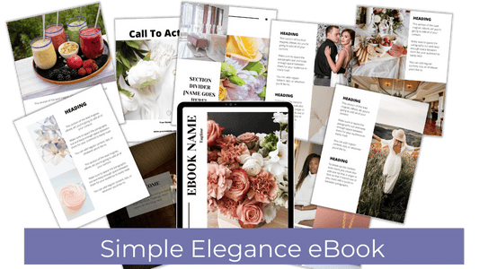 Canva Template: Simple Elegance eBook