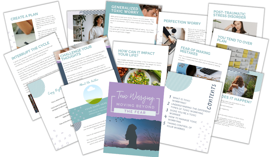 Done-For-You Blog Series & Marketing Kit: Toxic Worry