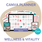 Canva Template: Wellness & Vitality Planner