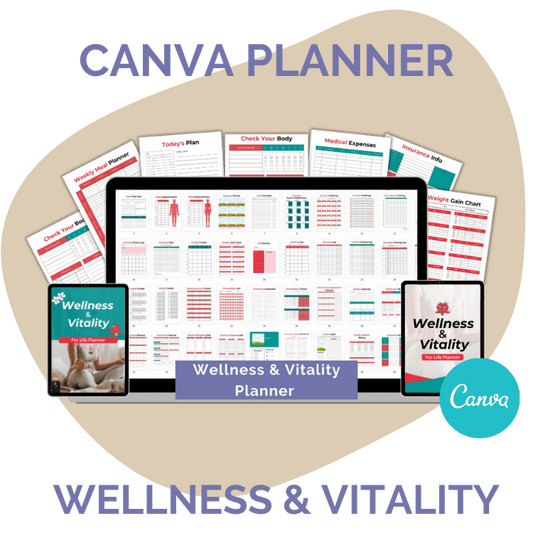 Canva Template: Wellness & Vitality Planner
