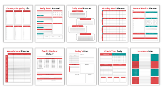 Canva Template: Wellness & Vitality Planner