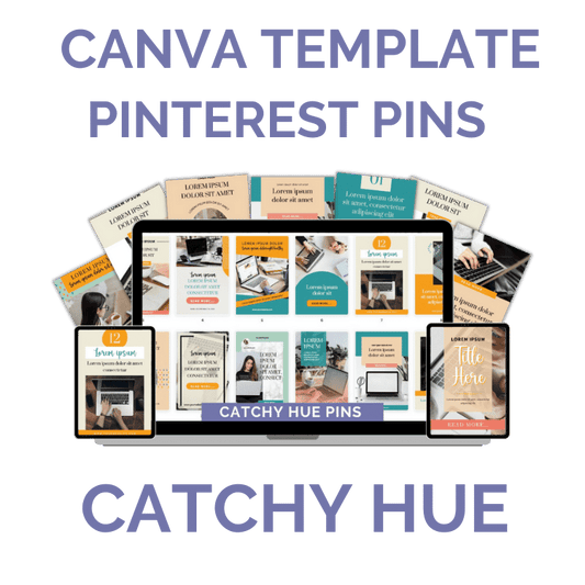 20-PACK CANVA CATCHY HUE PINTEREST PIN TEMPLATE