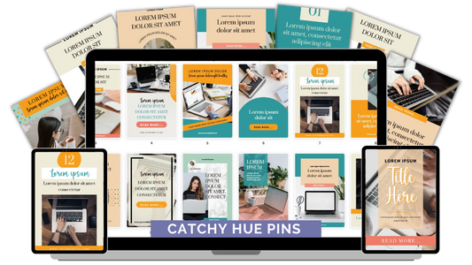 20-PACK CANVA CATCHY HUE PINTEREST PIN TEMPLATE