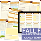 Fall Fun Worksheet Canva Templates