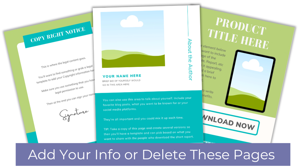 Done-For-You Report & eCourse: Simplicity & Decluttering Your Life