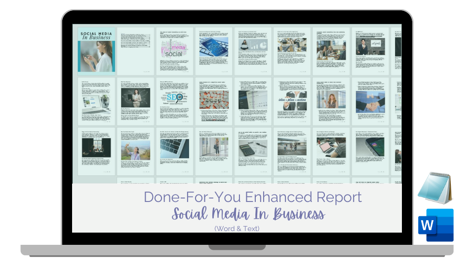 Done-For-You eBook & Blog Posts: Social Media For Business