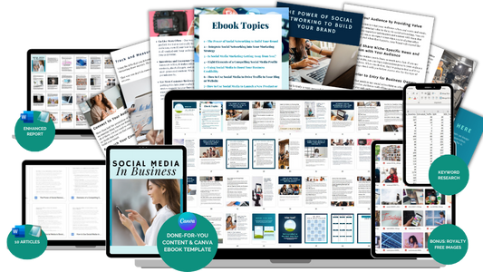 Done-For-You eBook & Blog Posts: Social Media For Business